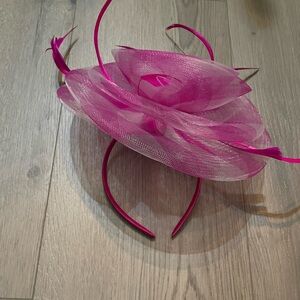 Elegant Pink Fascinator Headband
